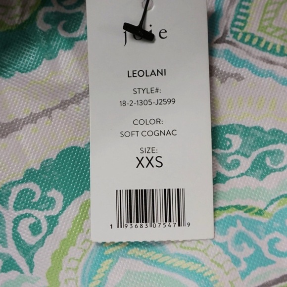 JOIE 100% Lamb Leather Leolani Lamb Leather Cognac Moto Jacket Size XXS $898 NWT - Picture 10 of 11